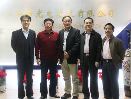 武漢市人民政府副秘書長高丹彥、武漢市僑聯(lián)主席秦鋒等一行到我司調(diào)研